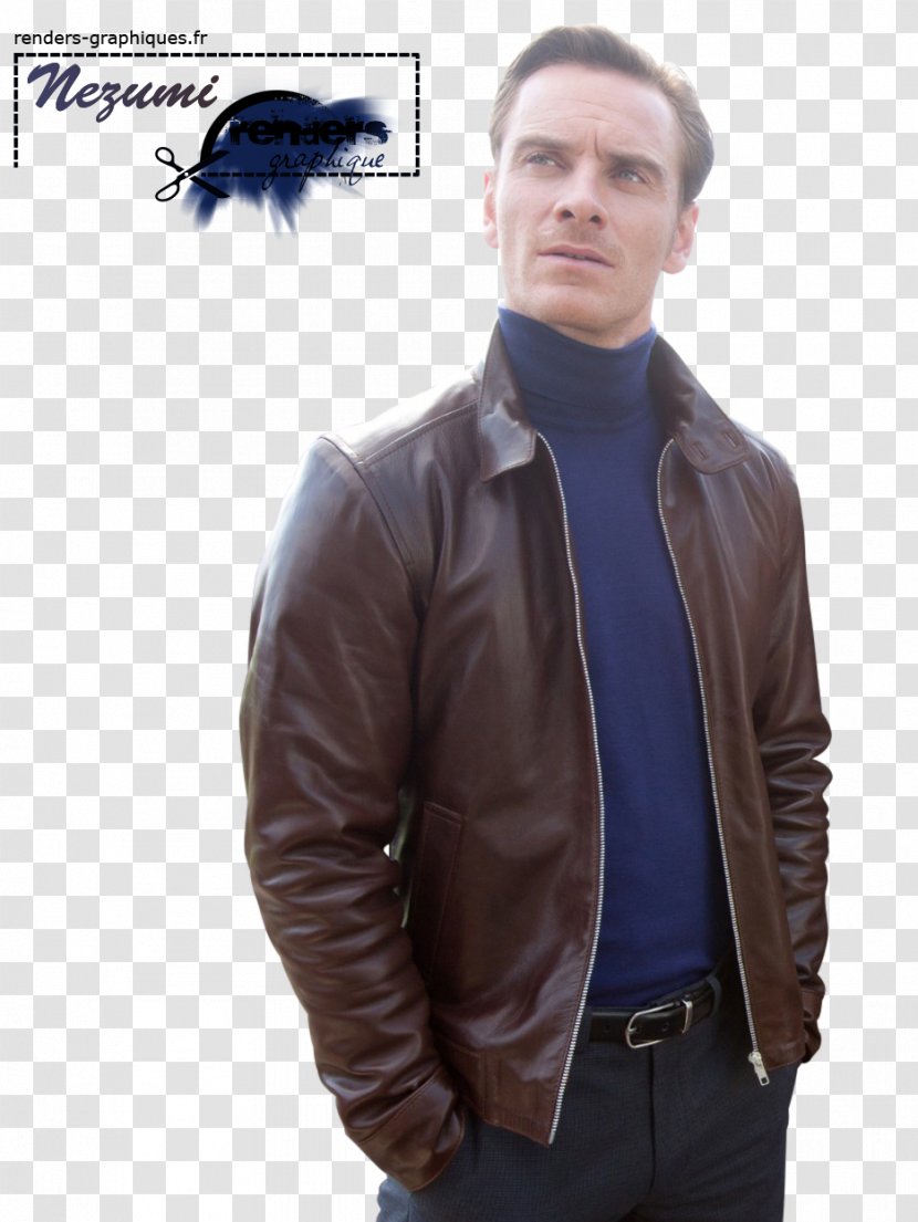 Michael Fassbender Professor X Magneto Mystique Beast - Leather Jacket Transparent PNG