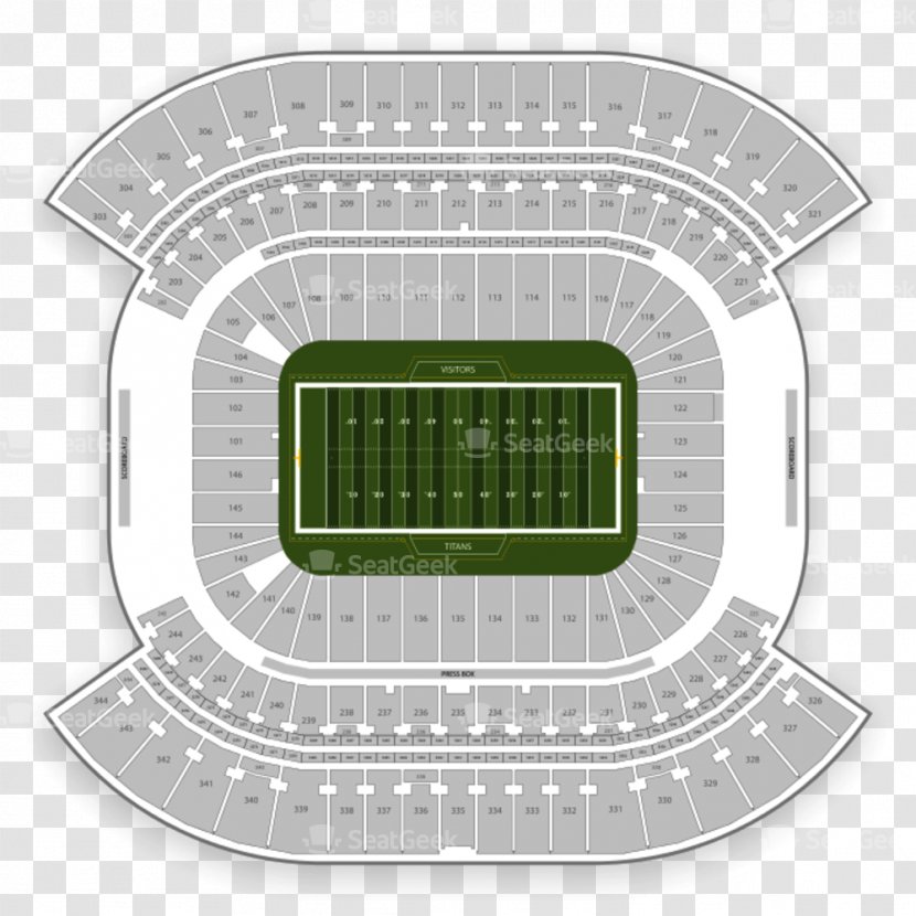 Nissan Stadium Tennessee Titans Vs. New York Jets England Patriots Baltimore Ravens - Aircraft Seat Map - Football Transparent PNG