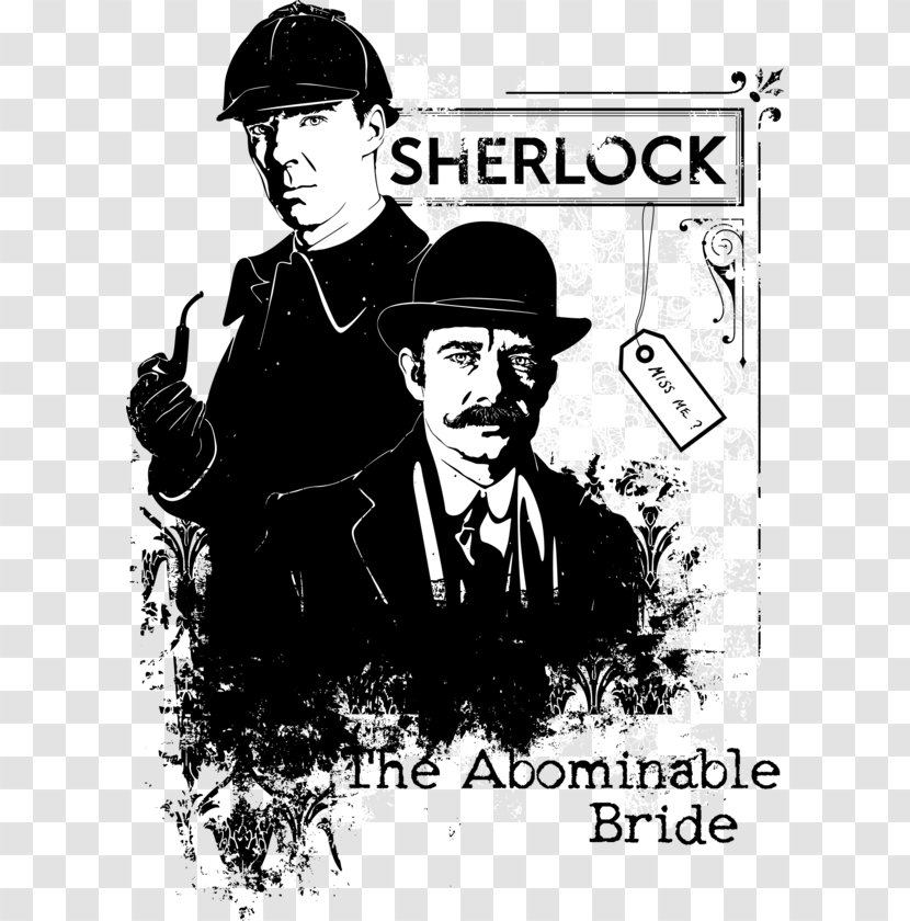 Sherlock Holmes John H. Watson DeviantArt Fan Art - Abominable Poster Transparent PNG