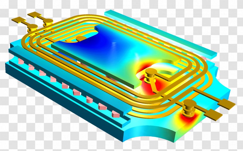 COMSOL Multiphysics Alternating Current Electromagnetism Electronics - Electrical Engineering - Metal Beads Transparent PNG