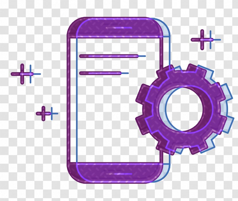 App Icon Development Application - Mobile Phone Case Violet Transparent PNG