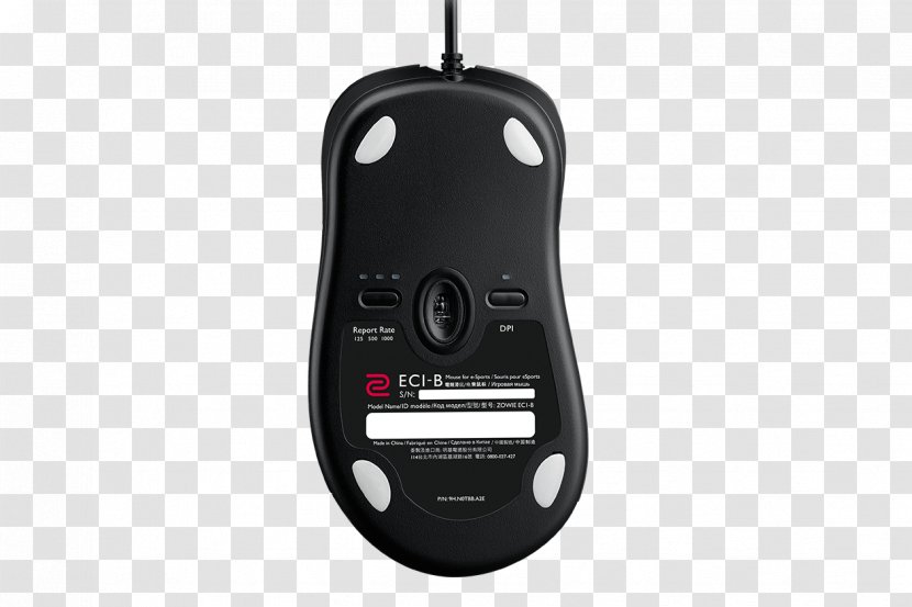 Counter-Strike: Global Offensive Computer Mouse USB Gaming Optical Zowie Black ESports EC2-A - Hardware Transparent PNG
