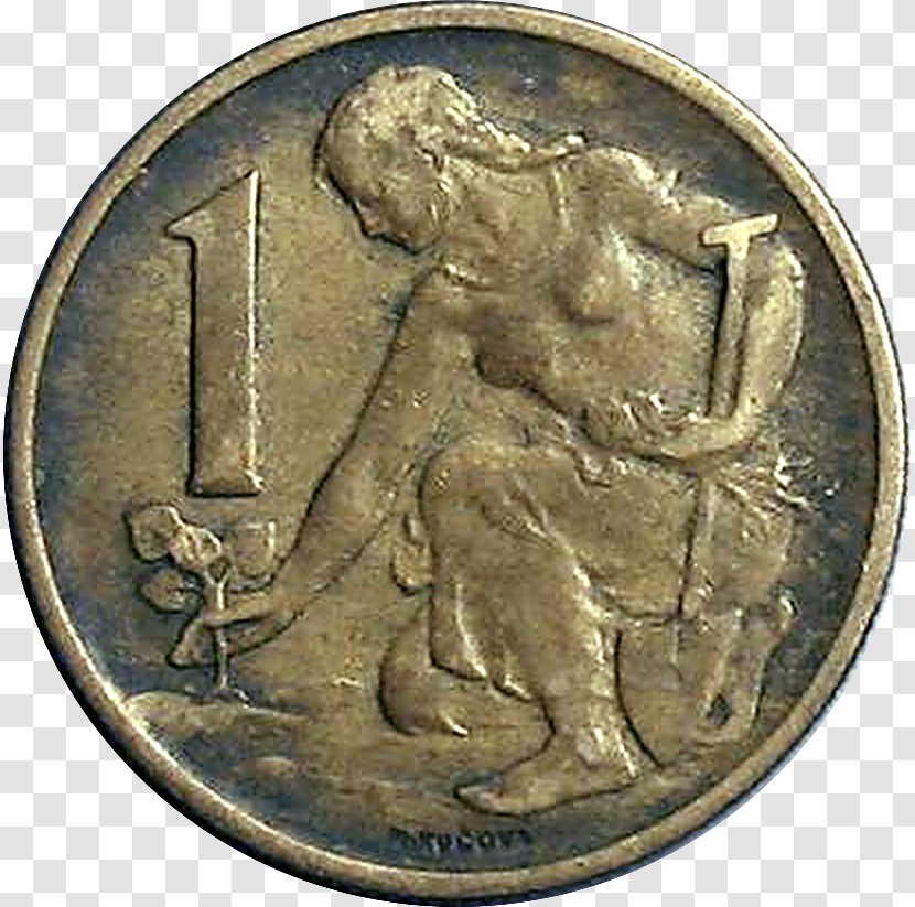 Czechoslovakia Czechoslovak Koruna Czech Republic Gold As An Investment Currency - Money - Coin Transparent PNG