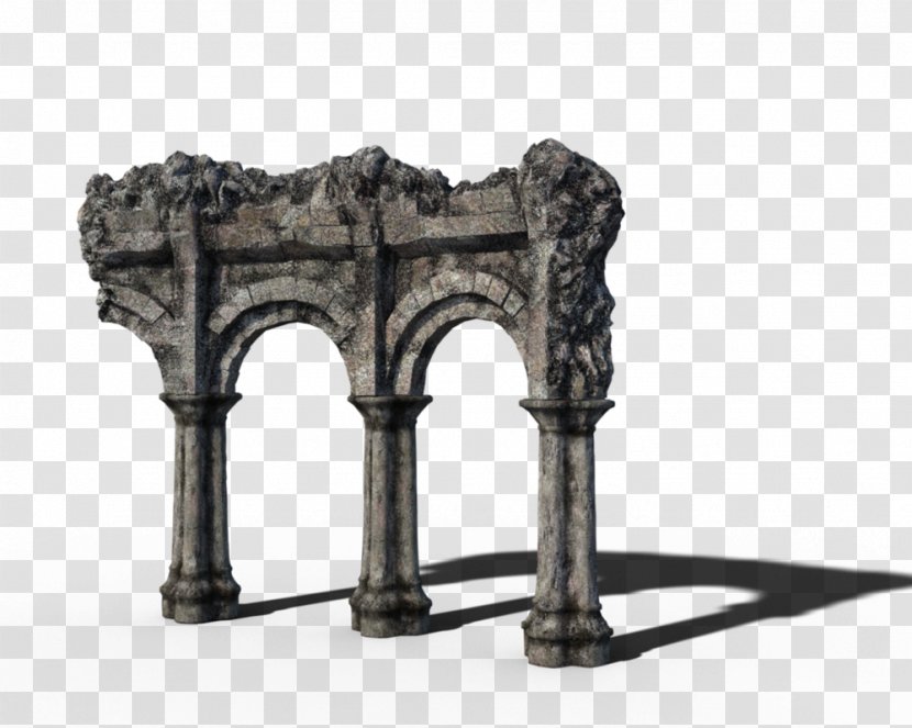 Column Ruins Building - Rendering - Share Transparent PNG