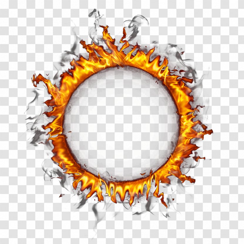 Ring Of Fire Circle - Android - Border Transparent PNG