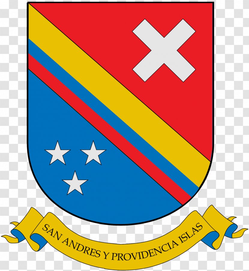 Escudo De San Andrés, Providencia Y Santa Catalina Isla Departments Of Colombia Flag - Area Transparent PNG