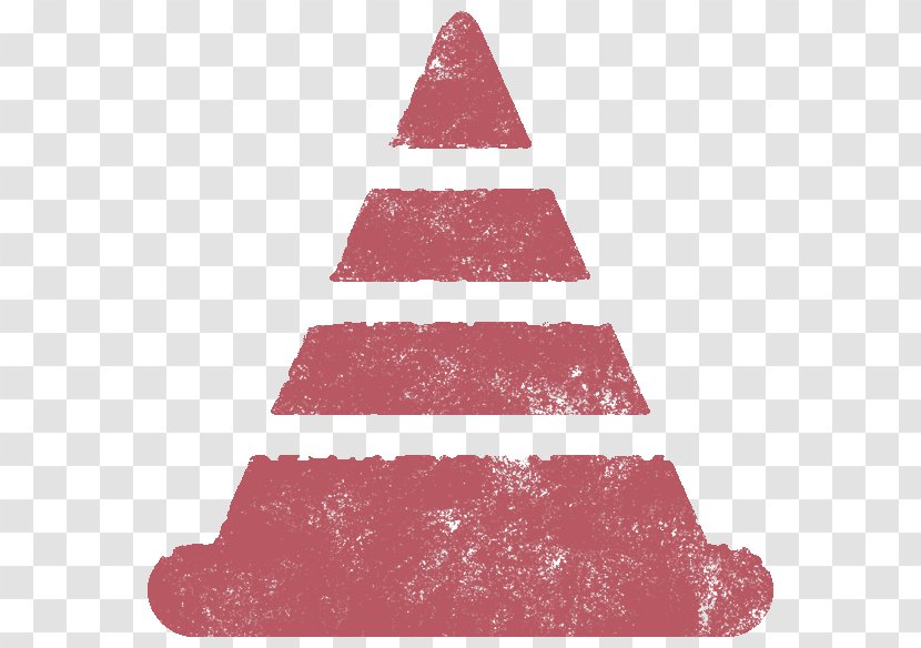 Christmas Tree Ornament Triangle Pink M Transparent PNG