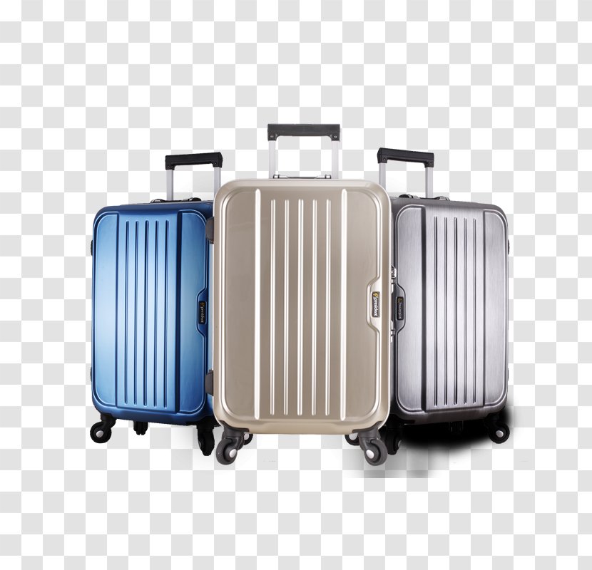 Suitcase Hand Luggage Baggage Trolley - High-end Caster Transparent PNG