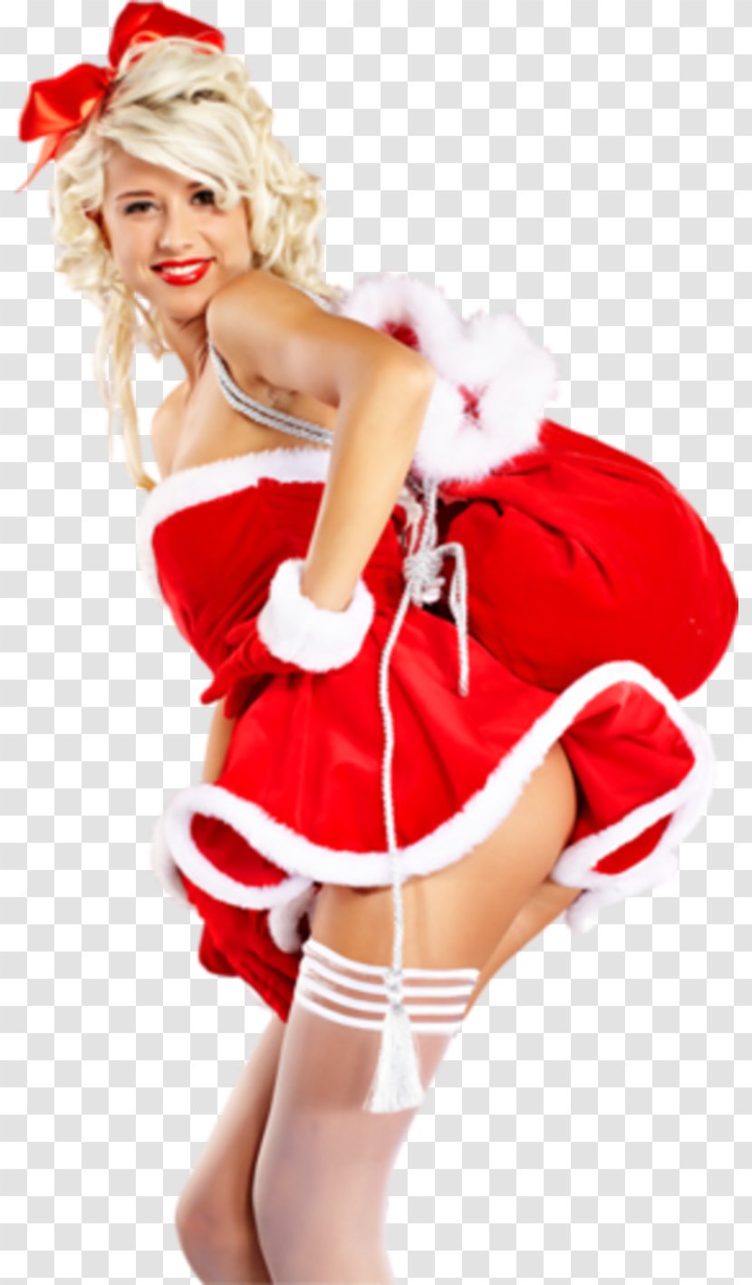 Santa Claus Mrs. Father Christmas Costume - Cartoon - Collection Transparent PNG