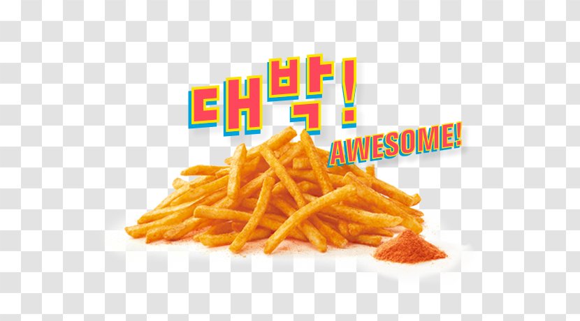 French Fries Hamburger McDonald's Chicken McNuggets Seoul Home - Side Dish - Spicy Burger Transparent PNG