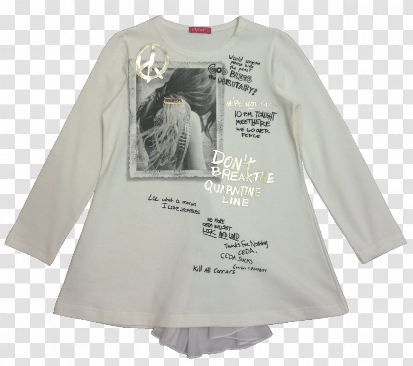 Long-sleeved T-shirt Blouse Outerwear Transparent PNG