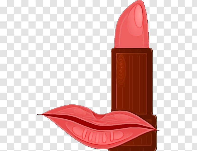 Lips Cartoon - Watercolor - Lip Gloss Transparent PNG