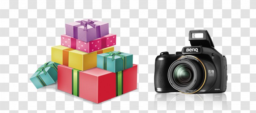 Gift Box - Camera Lens - Boxes And Transparent PNG