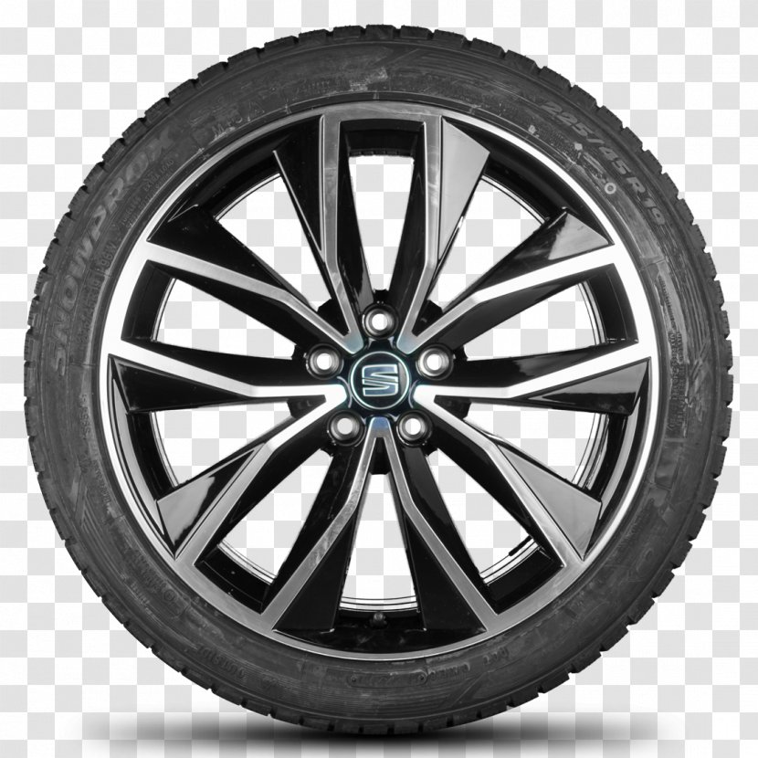 Car SEAT Ateca Autofelge Snow Tire - Motorcycle - Alloy Wheel Transparent PNG