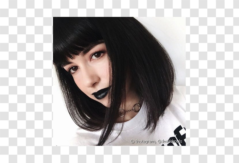 Black Hair Coloring Bangs Pixie Cut Transparent PNG