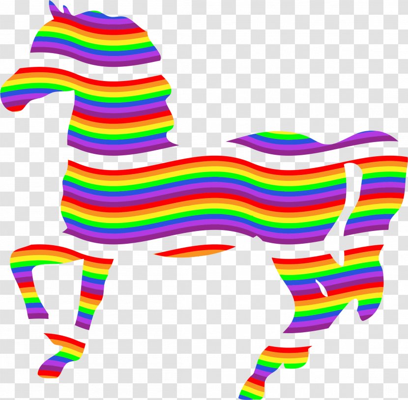 Horse Rainbow Clip Art Transparent PNG