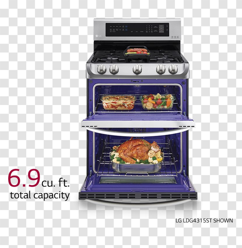 Cooking Ranges LG Electronics LDG4315 Gas Stove Self-cleaning Oven - Lg Transparent PNG