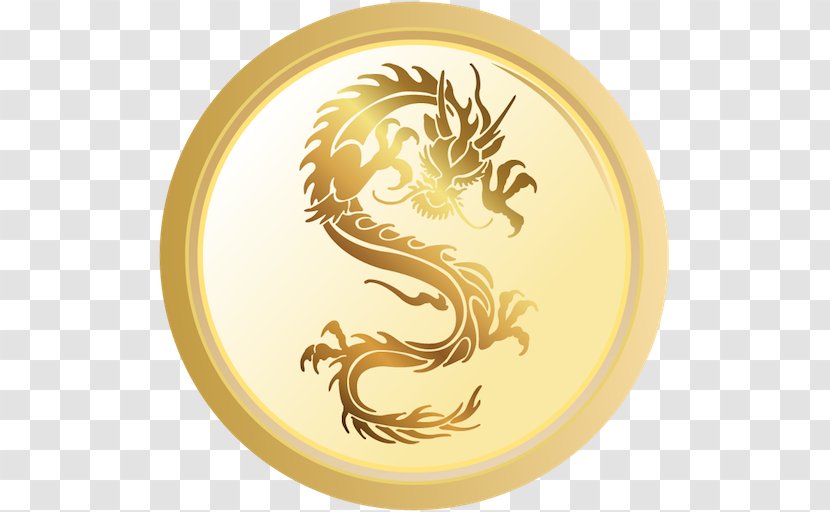 Chinese Dragon Blue And White Pottery Symbol Longmian Legendary Creature - Sticker Transparent PNG