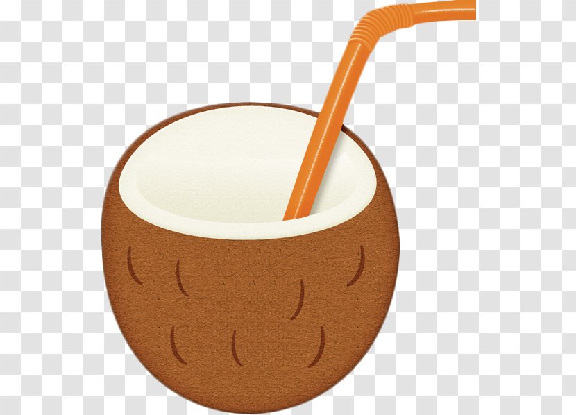 Coffee Cup - Coconut Straw Transparent PNG