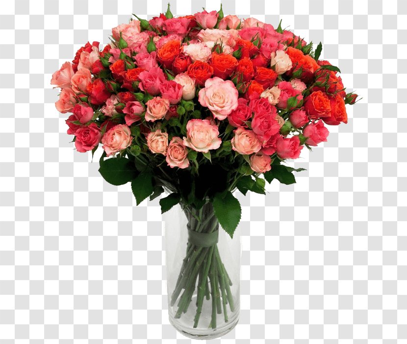 Rose Flower Bouquet Delivery Gift - Artificial Transparent PNG