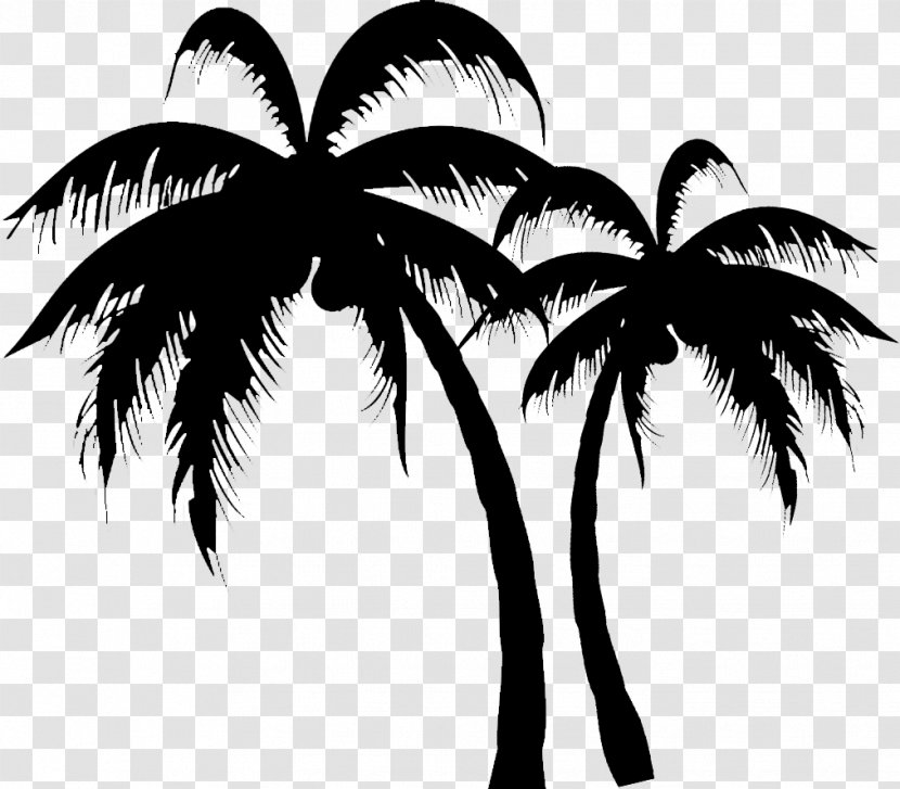 Silhouette Arecaceae Drawing - Royaltyfree Transparent PNG