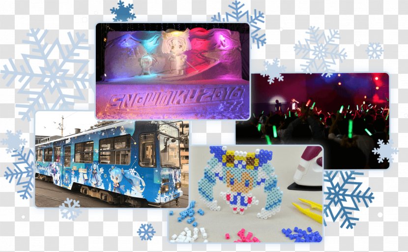 Sapporo Snow Festival Hatsune Miku 雪未來 Crypton Future Media - Purple Transparent PNG
