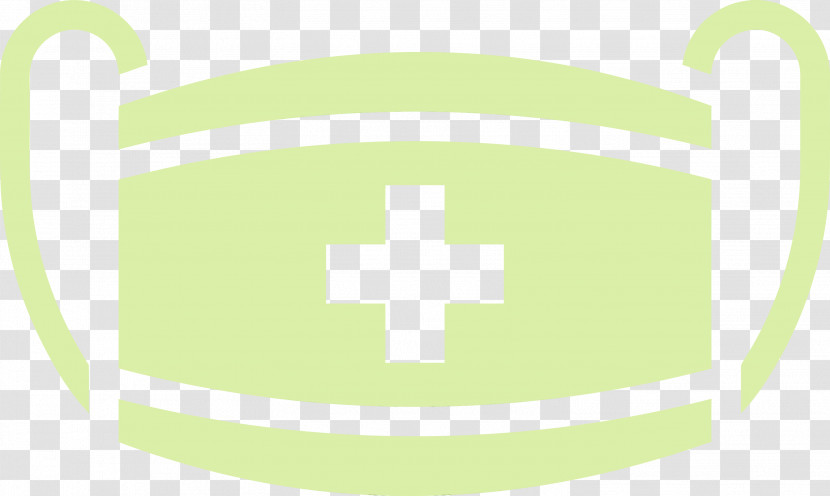 Green Line Cross Symbol Logo Transparent PNG