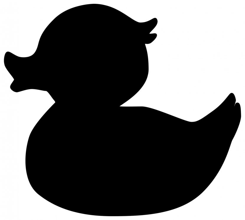 Donald Duck Rubber Silhouette Clip Art Transparent PNG