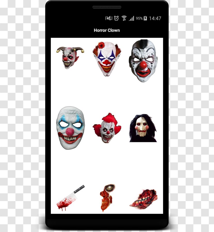 2016 Clown Sightings Mask Photography Transparent PNG