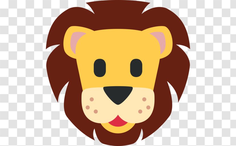 Emojipedia Lion Emoticon - Flower - Mouse Animal Transparent PNG