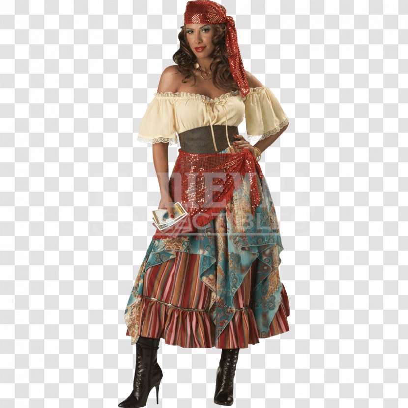 Halloween Costume Romani People Clothing Fortune-telling - Day Dress Transparent PNG