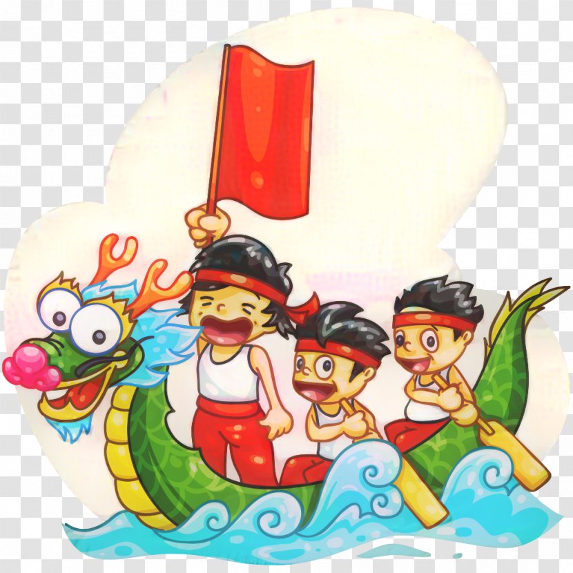 Dragon Boat Festival Cartoon Transparent PNG