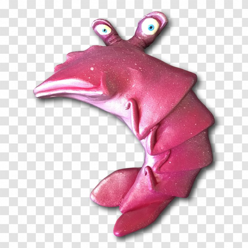 Pink M Fish RTV .cf - Rtv - Hand Painted Prawn Transparent PNG