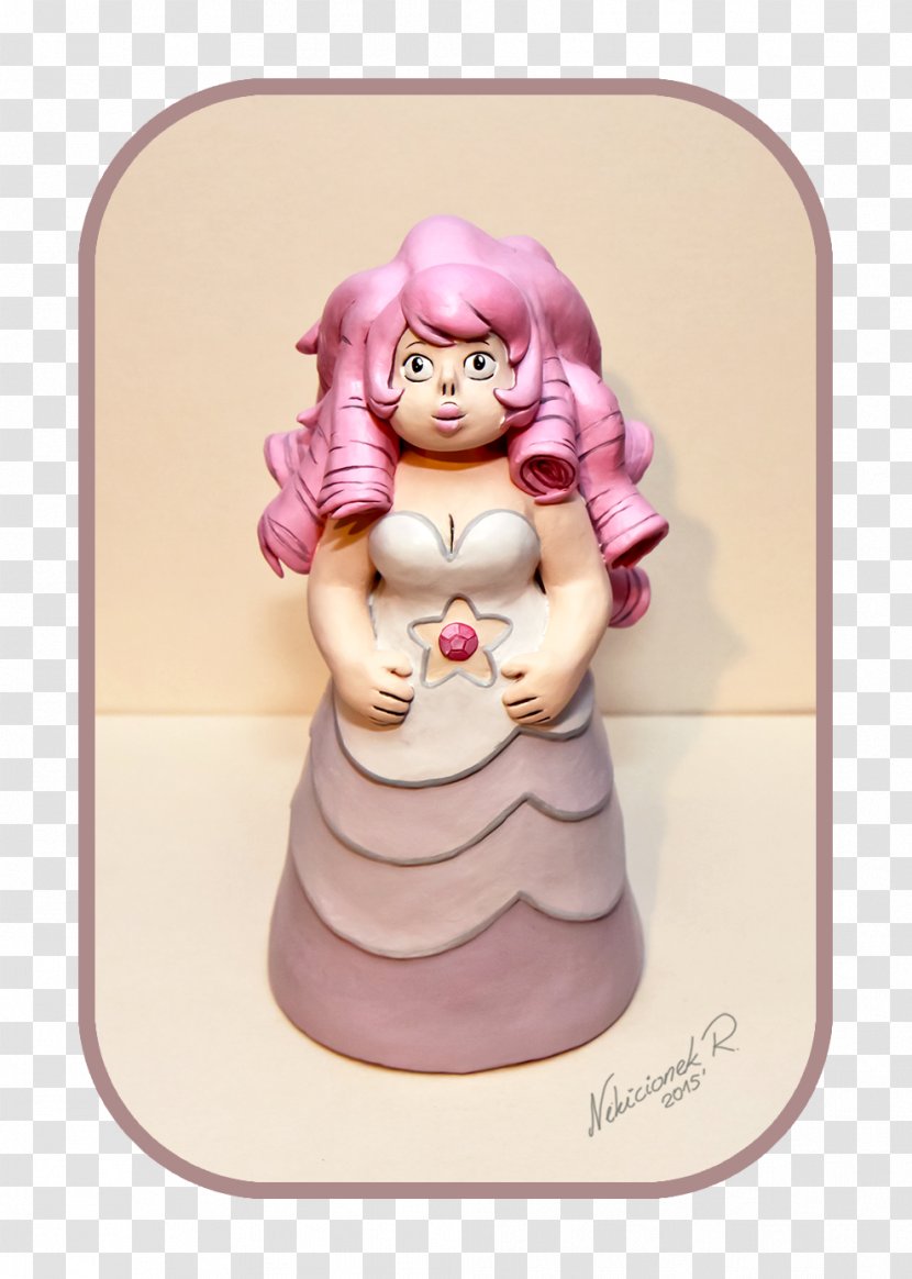 Garnet Polymer Clay Sculpture Figurine Transparent PNG