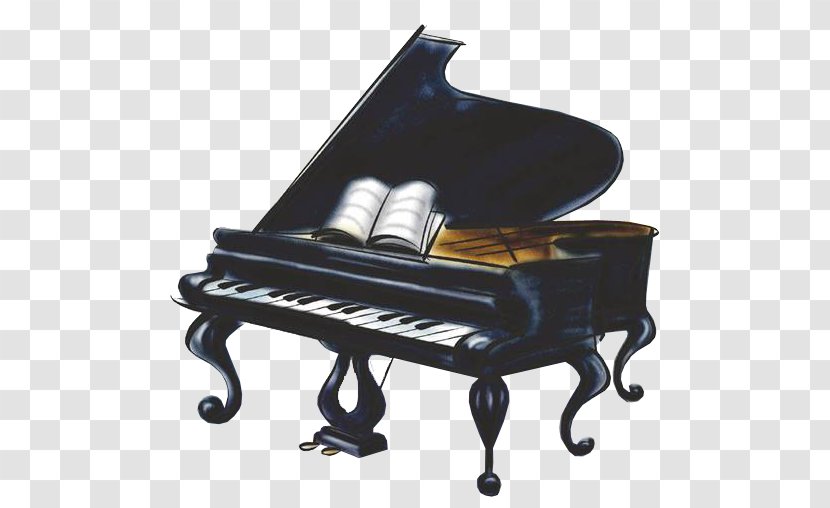 Player Piano Cartoon Musical Note - Flower Transparent PNG