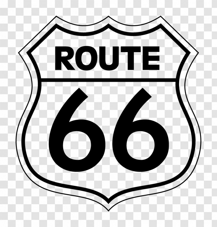U.S. Route 66 Road Drawing Clip Art - Line Transparent PNG