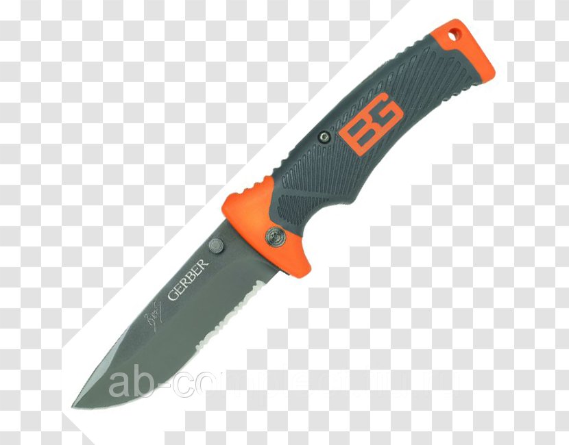 Pocketknife Gerber Gear 31-001901 Bear Grylls Ultimate Pro Sheath Knife Transparent PNG