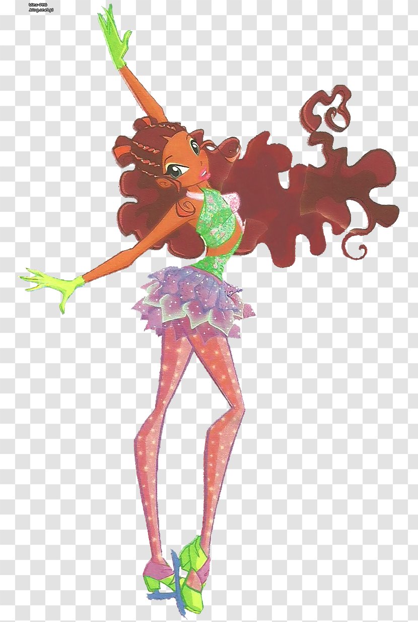 Aisha Bloom Tecna Stella Roxy - Winx On Ice - Fairy Transparent PNG