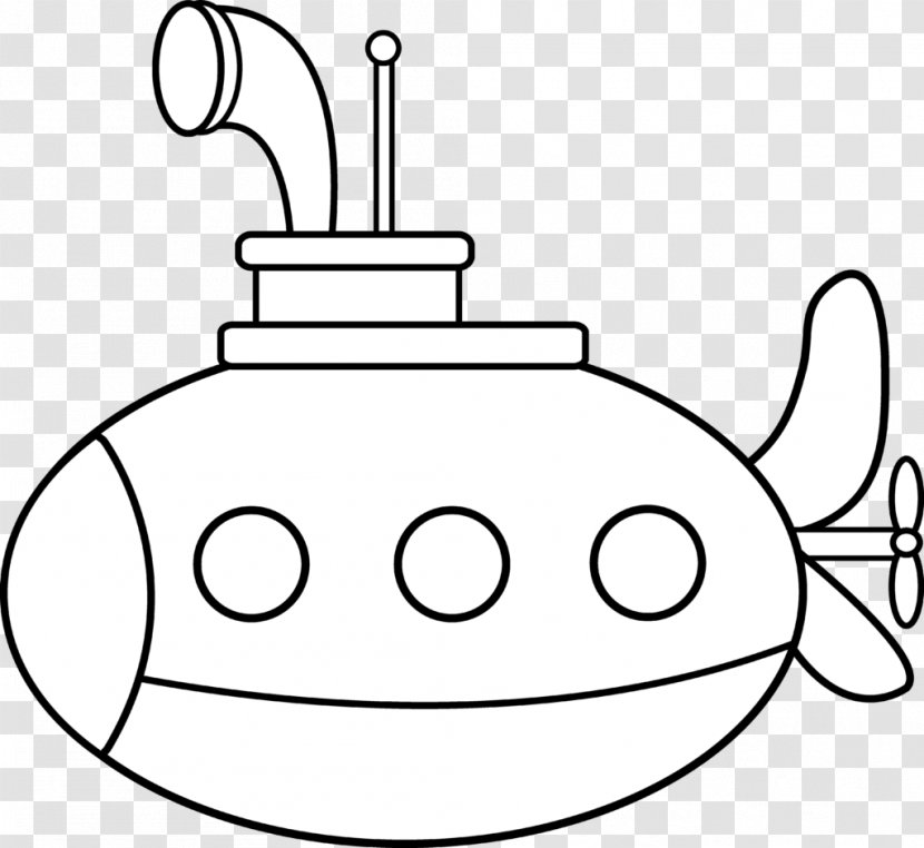 Coloring Book Submarine Drawing Clip Art - Cartoon - Kids Transparent PNG