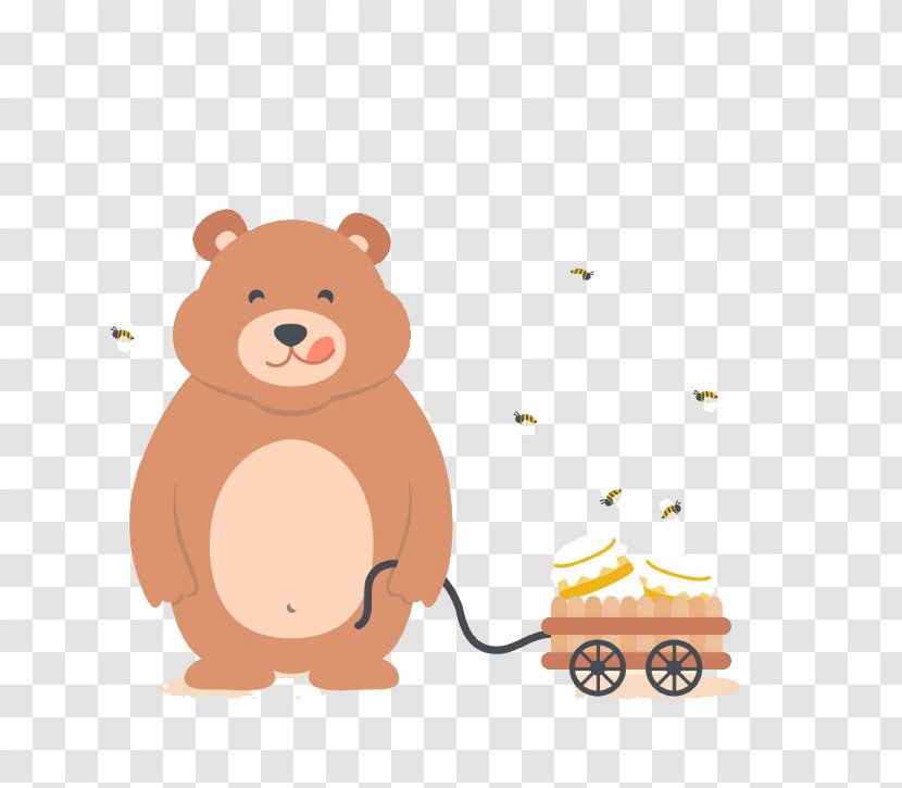 Humpty Dumpty Bear Nursery Rhyme Hindi - Cartoon - Pull A Cart Vector Transparent PNG