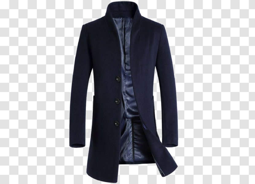 Trench Coat Jacket Collar Overcoat - Wool Transparent PNG