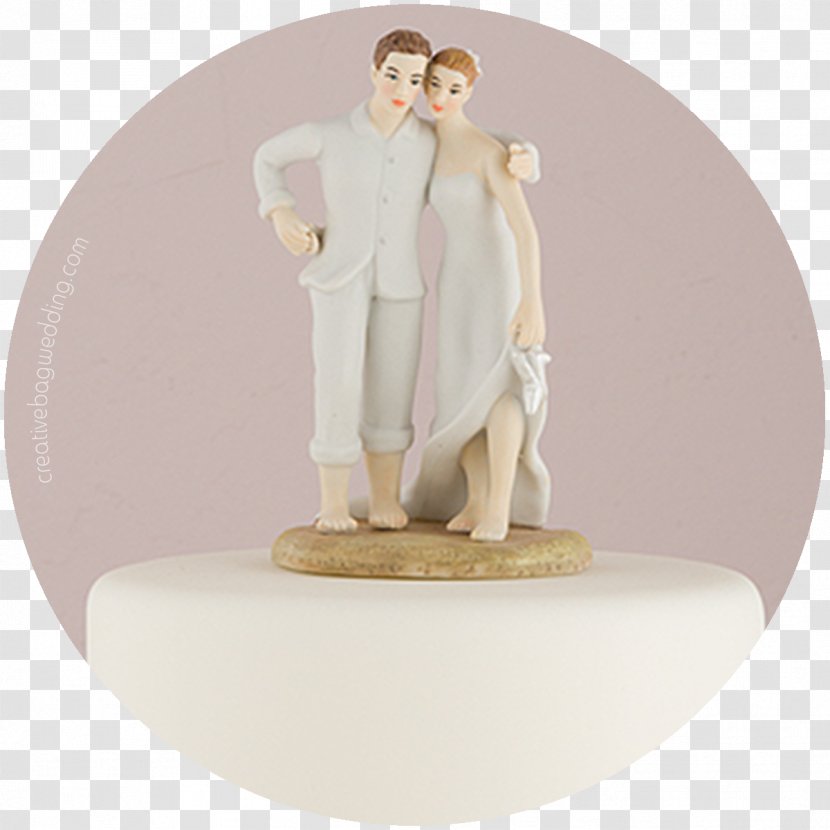 Wedding Cake Topper Bridegroom - Bride Transparent PNG