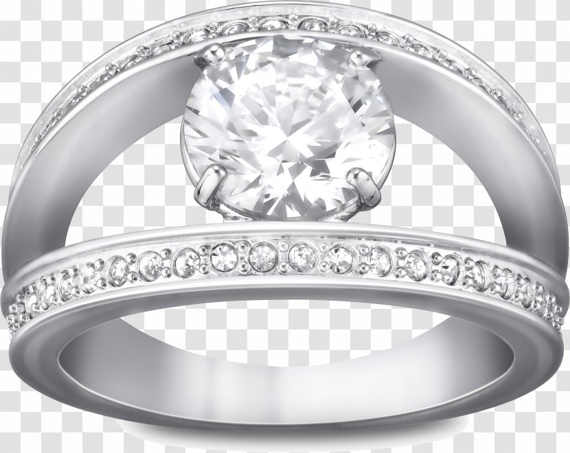 Wedding Ring Jewellery Engagement - Cubic Zirconia - Diamon Transparent PNG