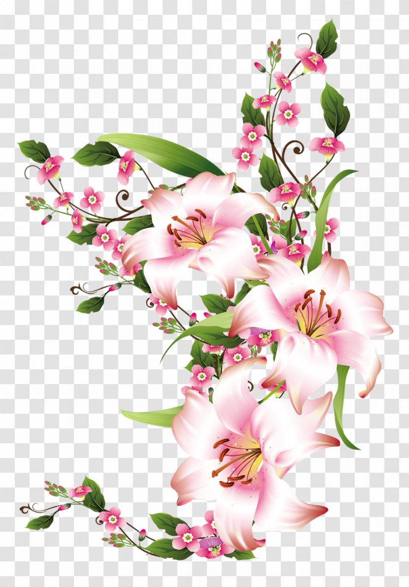 Flower Decoupage Paper - Pink - Flor Transparent PNG
