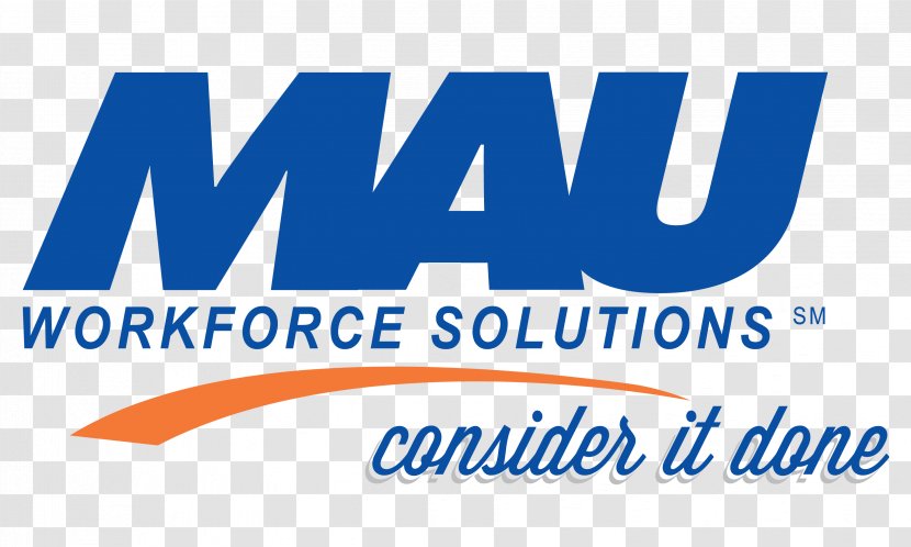 MAU Workforce Solutions Logo Business Labor - Banner - Hundred Days Banquet Transparent PNG
