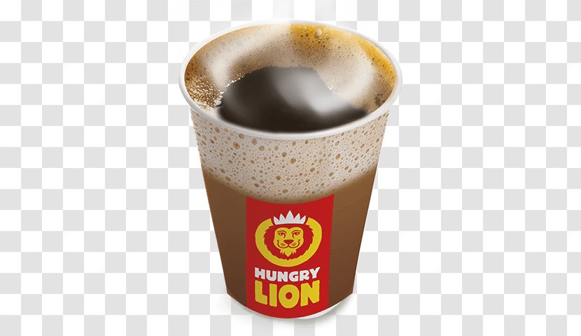 Instant Coffee Cup Hungry Lion - Menu Transparent PNG