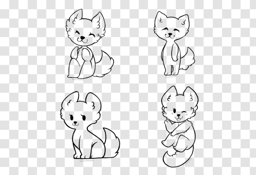 Whiskers Kitten Dog Puppy Cat - Cartoon - Animal Anatomy Sketches Transparent PNG