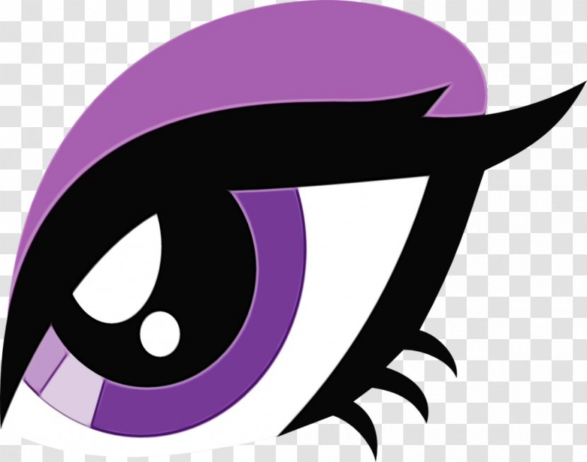 Violet Purple Clip Art Eye Logo - Wet Ink - Symbol Transparent PNG