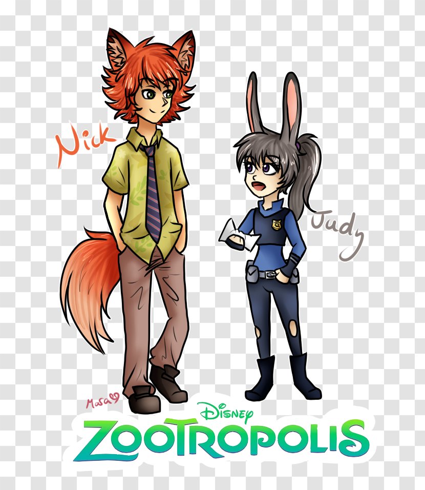 Nick Wilde Lt. Judy Hopps Drawing Fan Art DeviantArt - Watercolor - Timao E Pumba Transparent PNG