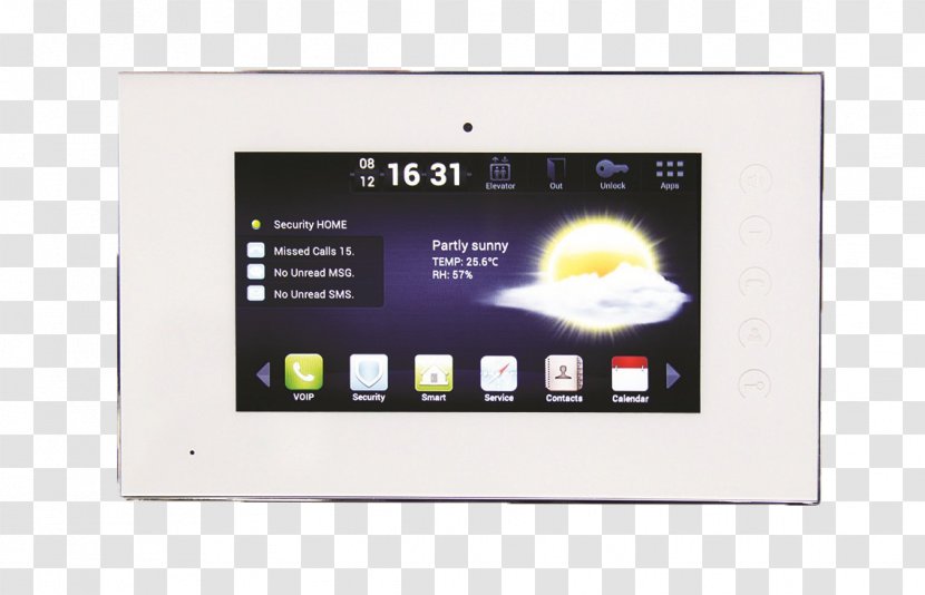 Display Device Intercom IP Camera Touchscreen System - Internet Protocol - Touch Screen Transparent PNG
